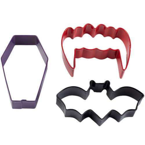 Vampire Theme 3 pc Cookie Cutter Set - Click Image to Close
