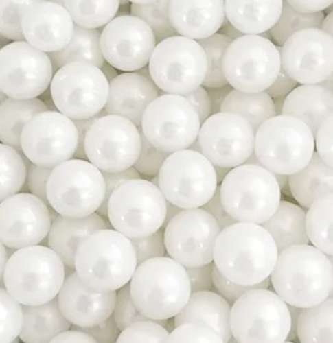 White Sugar Pearls 8mm