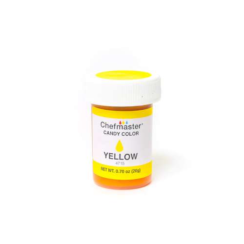 20g Candy Color - Chefmaster Yellow - Click Image to Close