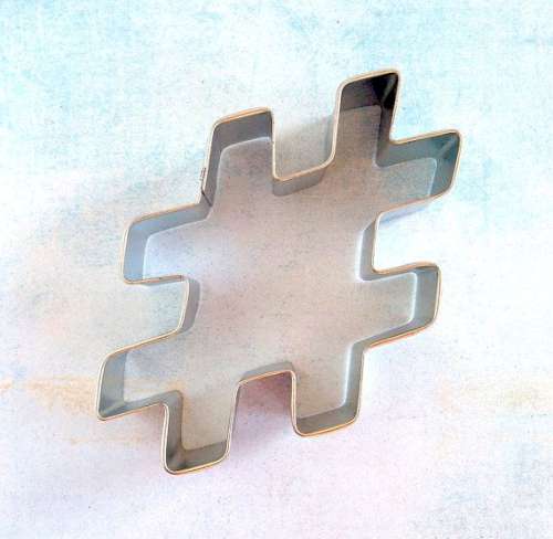 # Hash Tag Cookie Cutter