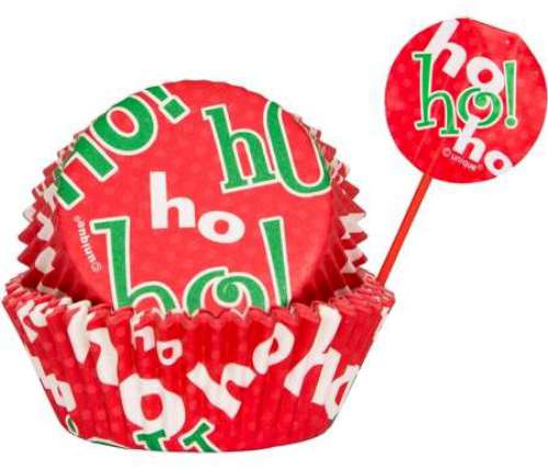 Ho Ho Ho Cupcake Papers & Pixs Combo - Click Image to Close