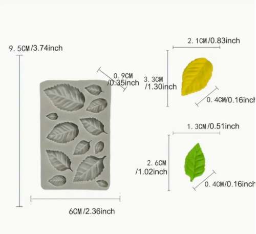 Leaves Silicone Mould