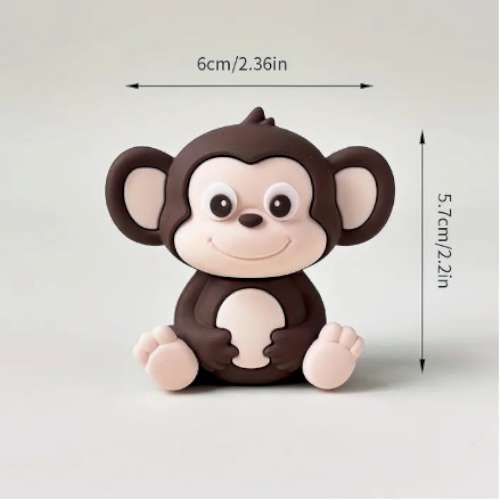 Cute Monkey Cake Topper