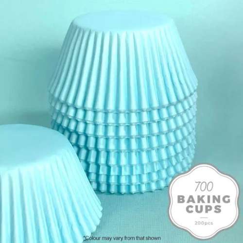 Pastel Blue Cupcake Papers