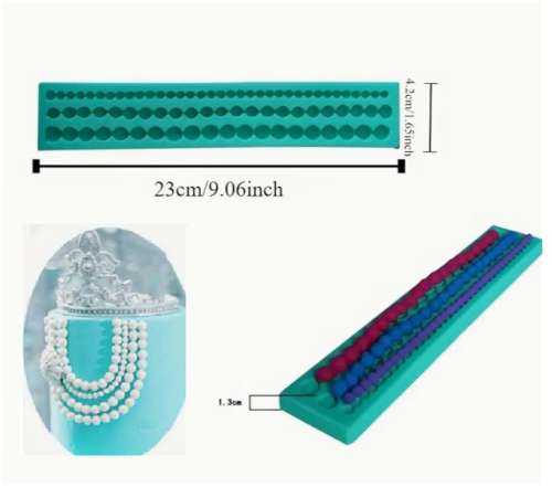 Pearls Silicone Mould 3Pce