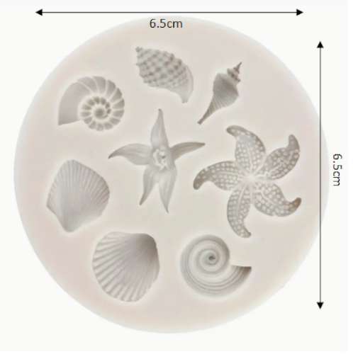 Mini Seashells Silicone Mould