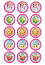 Shopkins Edible Icing Cupcake Images