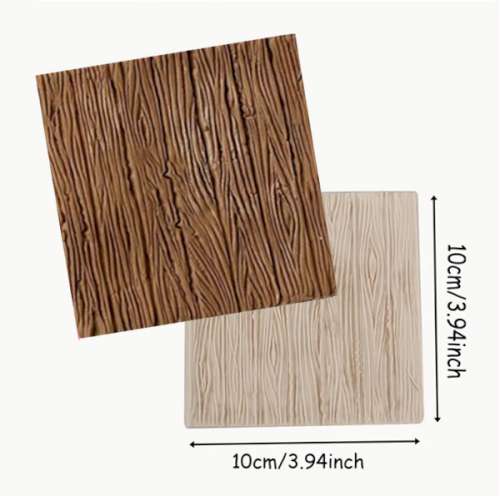 Bark Silicone Mould Small