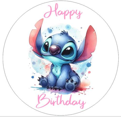Stitch Icing Image #2 - Round