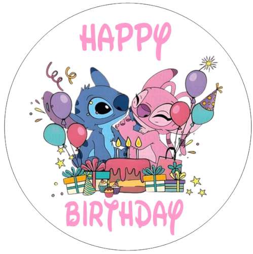 Stitch Icing Image #3 - Round