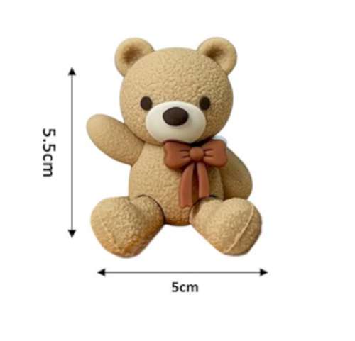 Teddy Bear Brown Bow