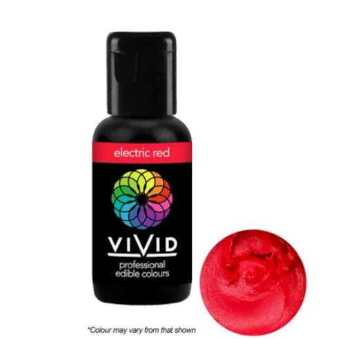 Vivid Electric Red Gel