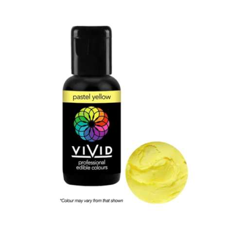 Vivid Pastel Yellow Gel