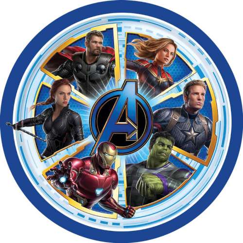 Avengers Endgames Icing Image - Round