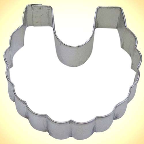 Baby Bib Cookie Cutter - Click Image to Close