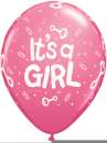 It's A Girl Balloons - Click Image to Close