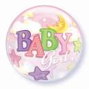 Baby Girl Bubble Balloon - Click Image to Close