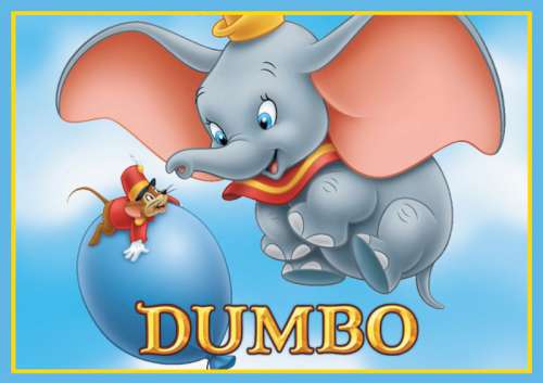 Dumbo Edible Icing Image - A4 - Click Image to Close