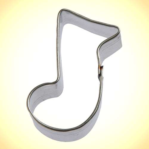 Mini Music Note Cookie or Fondant Cutter