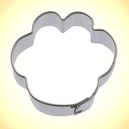 Mini Dog Paw Cookie or Fondant Cutter - Click Image to Close