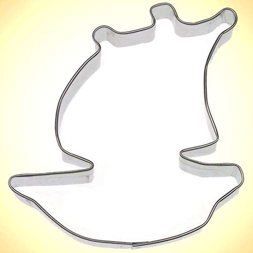 Pirate Ship Cookie Cutter - Click Image to Close