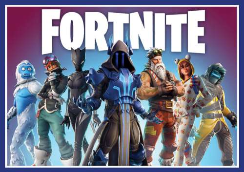 Fortnite #4 Icing Image - A4 - Click Image to Close