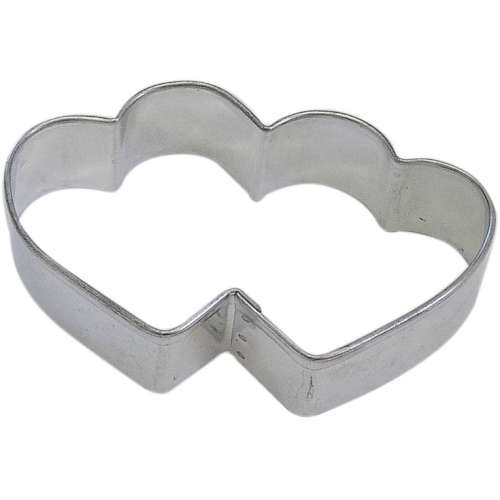 Double Heart Cookie Cutter - Click Image to Close