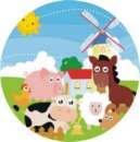 Farmyard Fun Edible Image - Click Image to Close