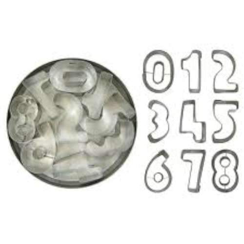Mini Numbers Cookie Cutter Set