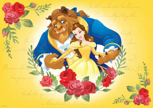 Beauty and the Beast Edible Icing Image - A4 - Click Image to Close