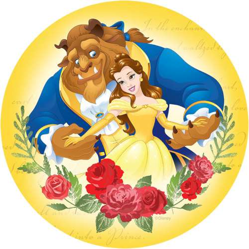 Beauty and the Beast Edible Icing Image - Click Image to Close