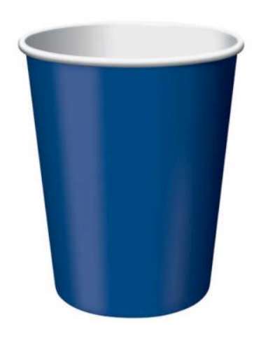 Blue Paper Cups - Click Image to Close