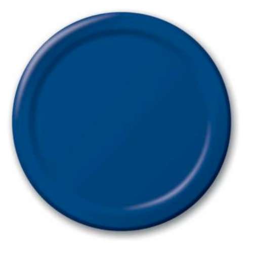 Blue Lunch Plates - Click Image to Close