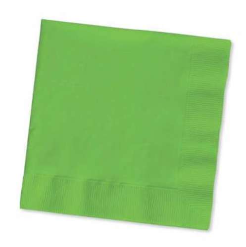 Green Lunch Napkins - Click Image to Close