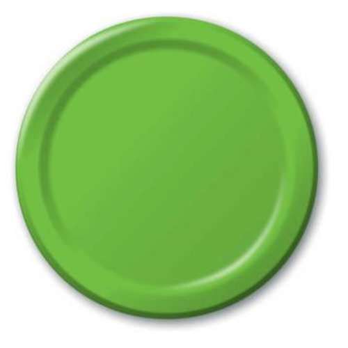 Green Lunch Plates - Click Image to Close