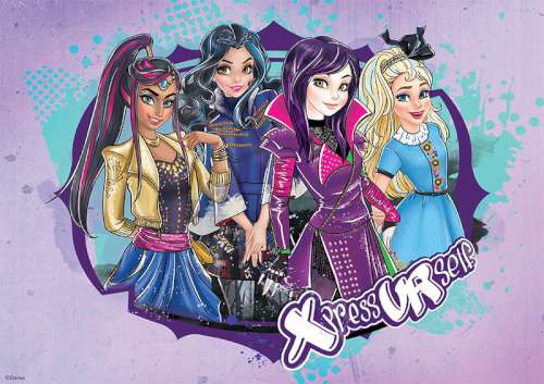 Descendants Edible Icing Image - A4 - Click Image to Close