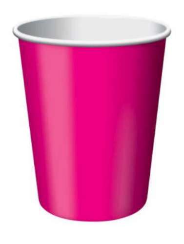 Pink Paper Cups - Click Image to Close