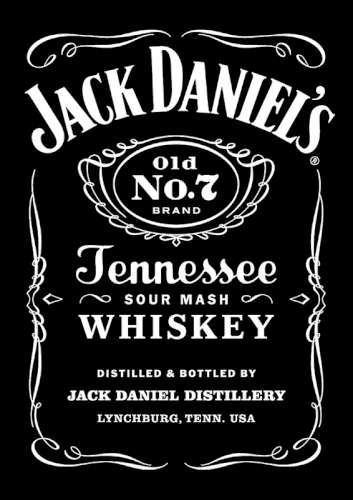 Jack Daniels Edible Icing Image A4 - Click Image to Close