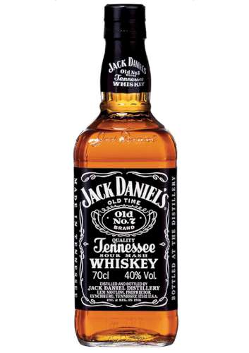 Jack Daniels Bottle Edible Icing Image - Click Image to Close