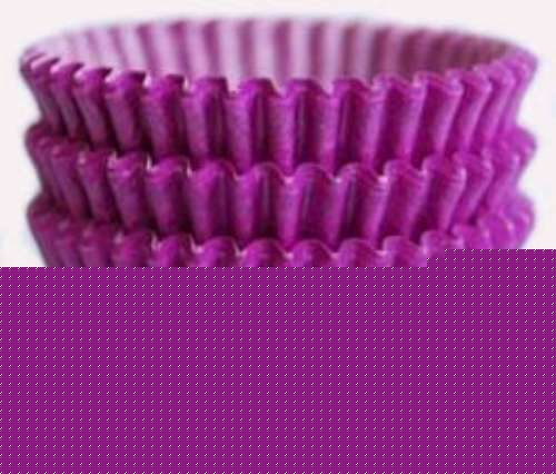 Purple Mini Cupcake Papers - Click Image to Close