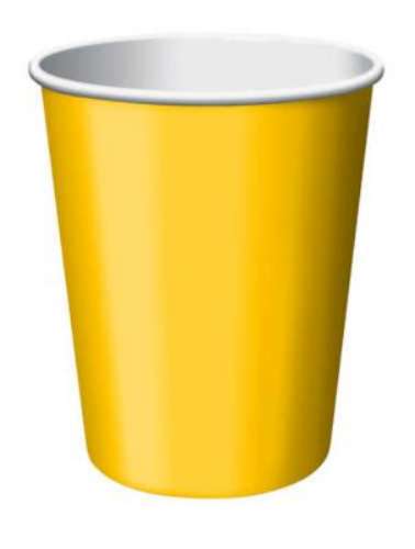 Yellow Paper Cups - Click Image to Close