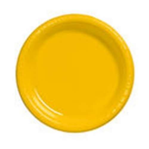 Yellow Dinner Plates - Click Image to Close