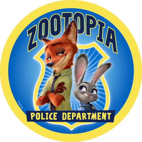 Zootopia Edible Icing Image - Click Image to Close