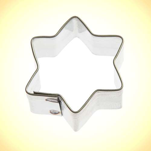 Mini 6 Point Star Cookie Cutter - Click Image to Close