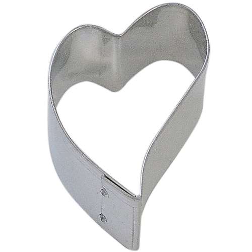 Mini Funky Heart Cookie or Fondant Cutter - Click Image to Close