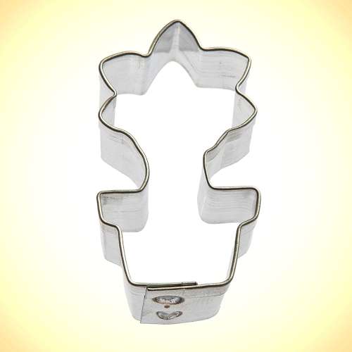 Mini Potted Flower Cookie Cutter - Click Image to Close
