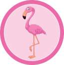 Flamingo Edible Icing Image