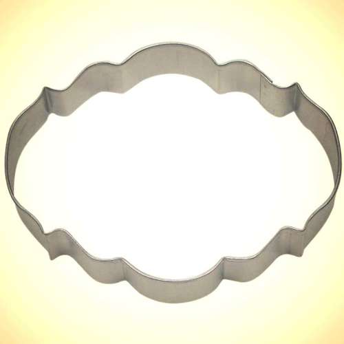 Fancy Plaque Frame Cookie Cutter