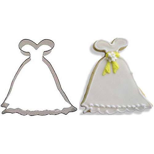 Princess Gown Cookie Cutter - Click Image to Close