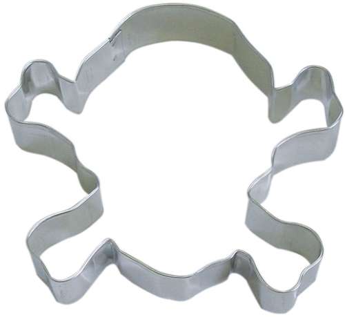 Skull and Crossbones Cookie Cutter - Click Image to Close